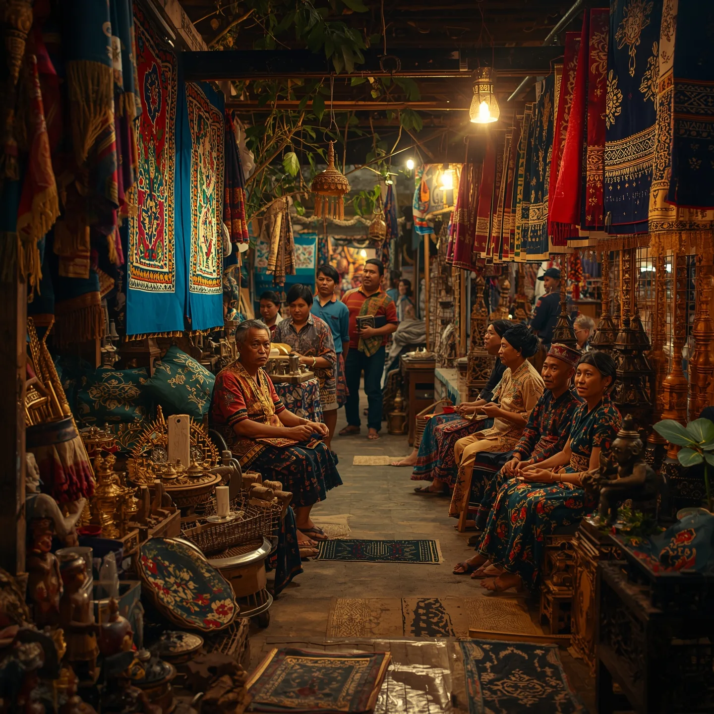 Pasar seni tradisional - rubber-stamp-shack